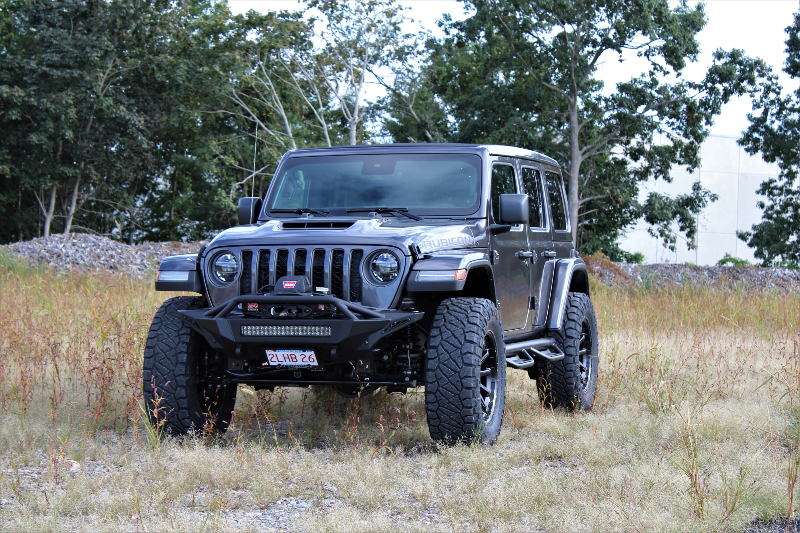 Bumper and Winch Jeep Wrangler